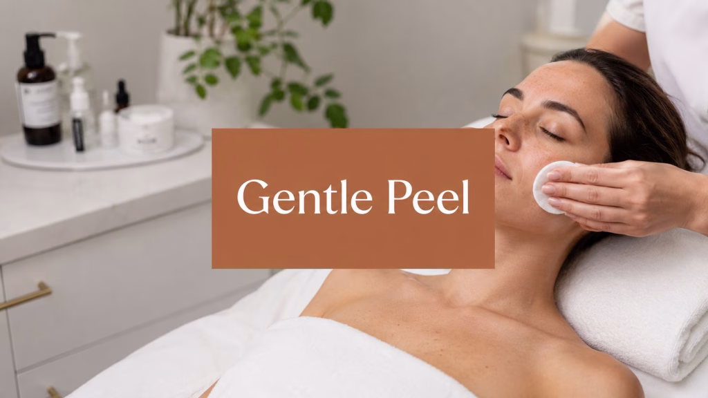 Facial peel: chemical peel for sensitive skin