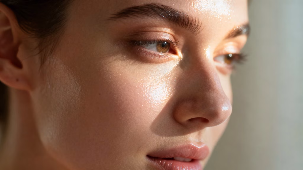 Radiant skin after best skin booster injections.