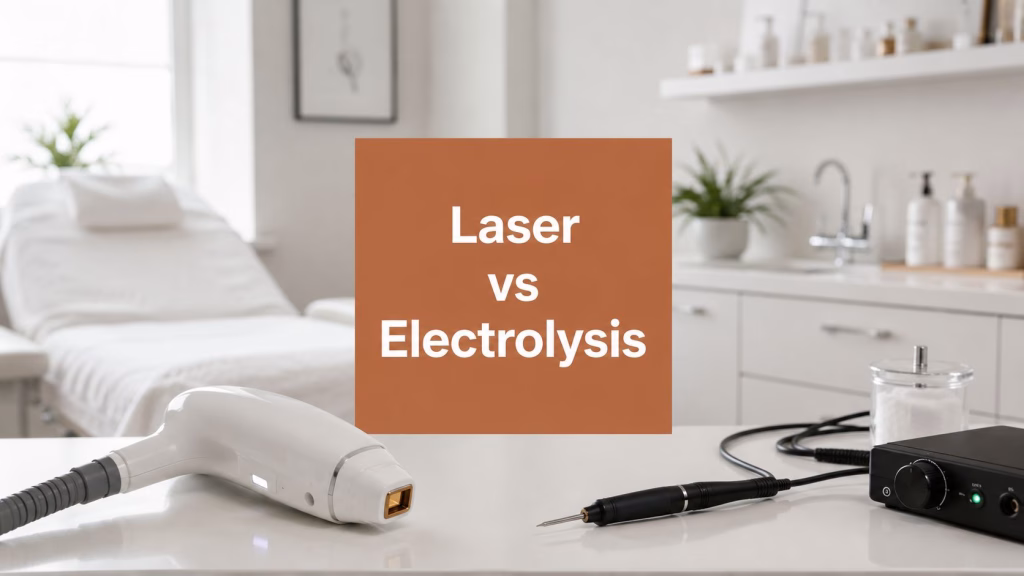 Hair removal comparing laser hair removal vs electrolysis