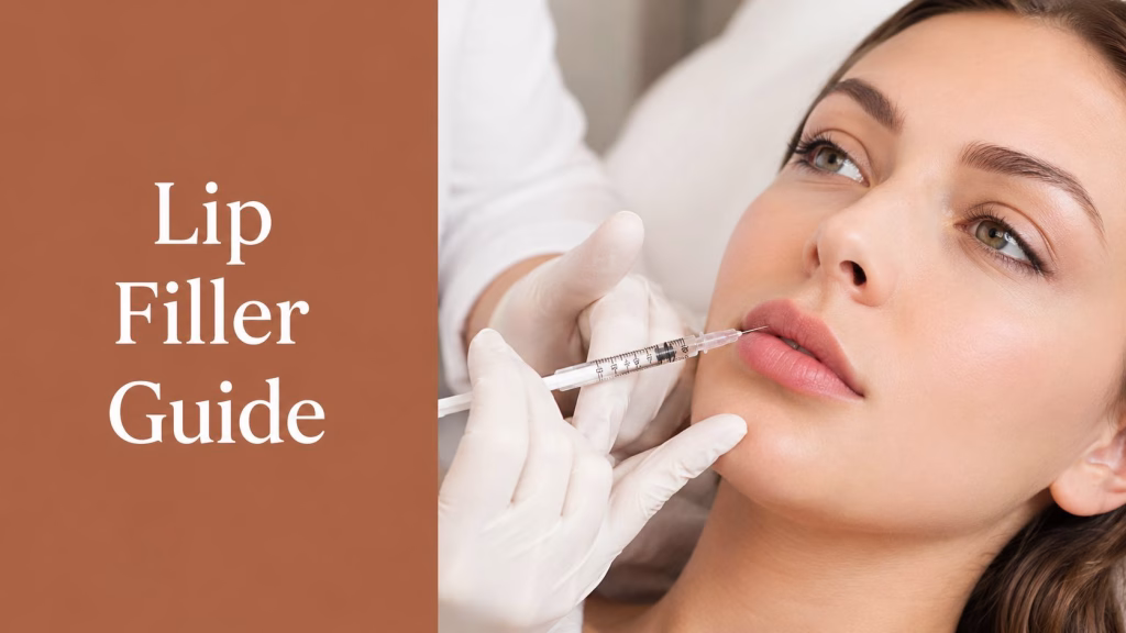 Lip injections showing how much lip filler is needed