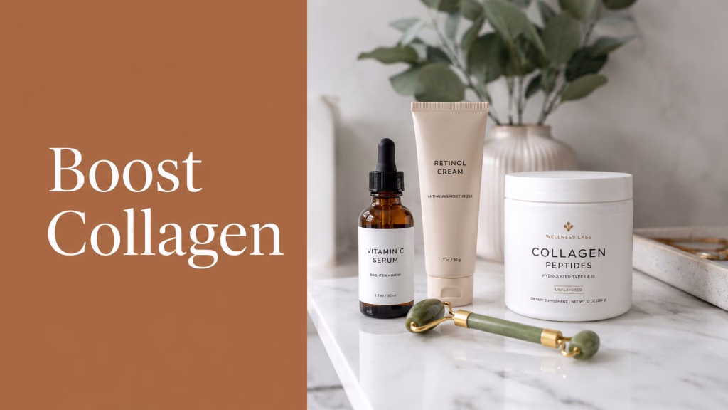 Skincare products that help boost collagen production